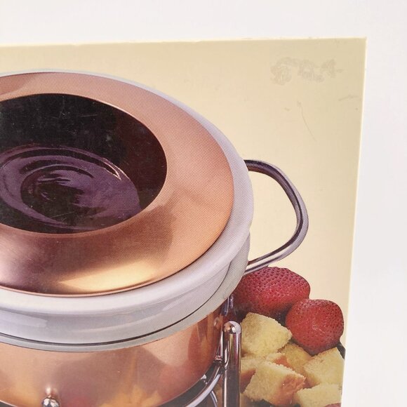 VINTAGE Chocolate Fondue Recipes and Secrets cookbook Y2K 2000s dessert recipes - Picture 2 of 16